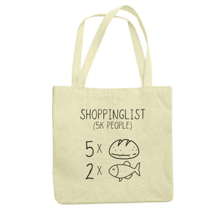 Shoppinglist Premium Tragetasche, christliche Streetwear von Mountain Movers