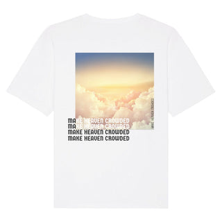 Make heaven Crowded Oversized Shirt BackPrint Detailansicht, Mountain Movers christliche Streetwear