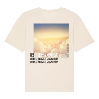 Make heaven Crowded Oversized Shirt BackPrint Detailansicht, Mountain Movers christliche Streetwear