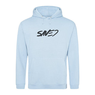 Saved Hoodie Detailansicht, Mountain Movers christliche Streetwear