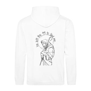 The 99 Hoodie BackPrint Variante, Mountain Movers christliches Design