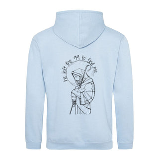 The 99 Hoodie BackPrint Detailansicht, Mountain Movers christliche Streetwear
