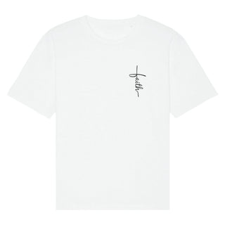 Little Faith Cross Oversized Shirt Variante, Mountain Movers christliches Design