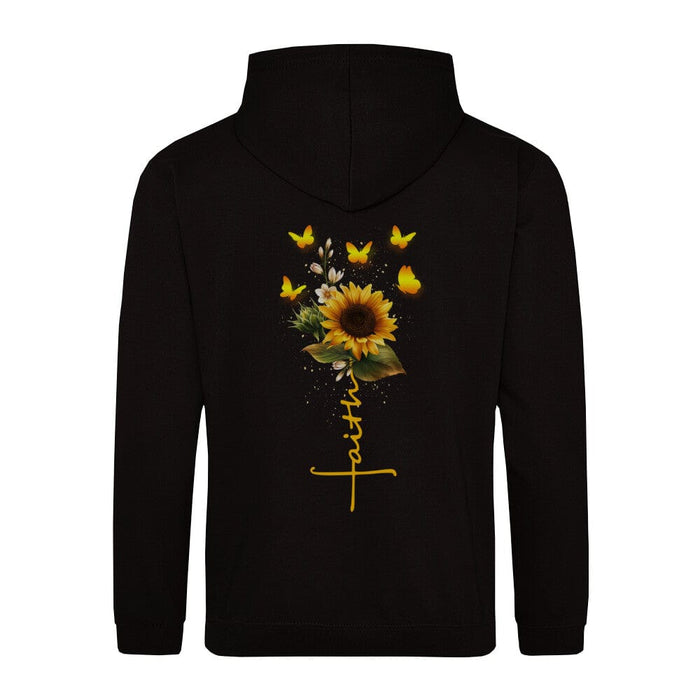Zonnebloem Faith Hoodie Rugprint