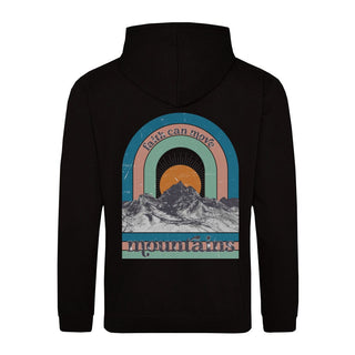 Faith can move Mountains Retro Hoodie BackPrint, christliche Streetwear von Mountain Movers