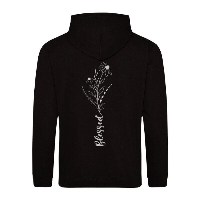 Blessed Flower Back Hoodie BackPrint