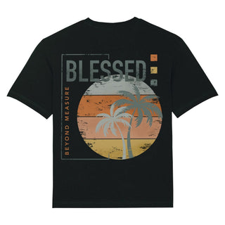 Blessed Retro Oversized Shirt BackPrint Variante, Mountain Movers christliches Design