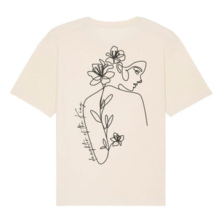 Daughter of the King Oversized Shirt BackPrint Detailansicht, Mountain Movers christliche Streetwear