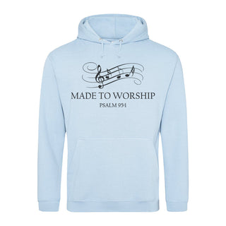 Made To Worship Hoodie Variante, Mountain Movers christliches Design