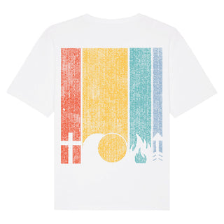 Ostern Retro Oversized Shirt BackPrint Detailansicht, Mountain Movers christliche Streetwear