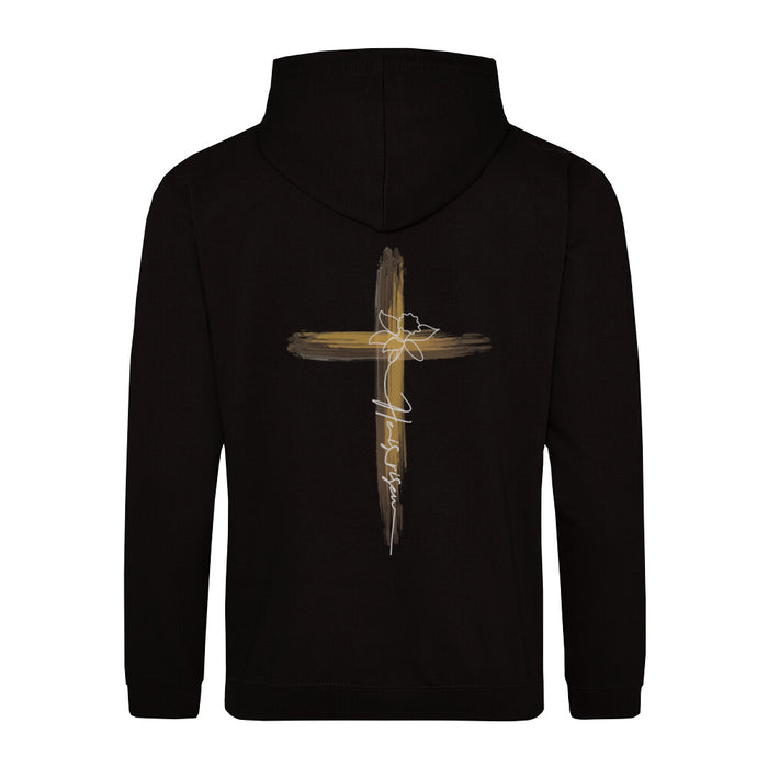 HIJ is Risen Daffodil Hoodie Rugprint