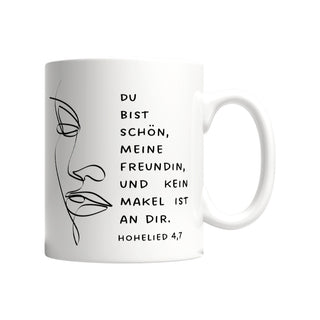 Hohelied Tasse Variante, Mountain Movers christliches Design
