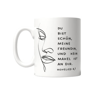 Hohelied Tasse Variante, Mountain Movers christliches Design