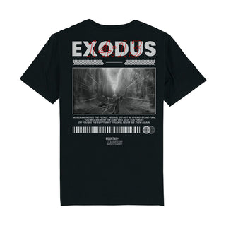 Exodus T-Shirt Backprint Variante, Mountain Movers christliches Design