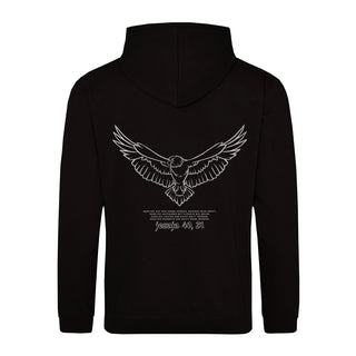 Adler Hoodie BackPrint, christliche Streetwear von Mountain Movers