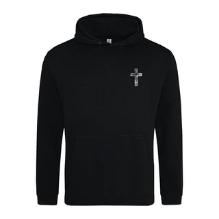 Forgiven Streetwear Hoodie (Front und BackPrint) Variante, Mountain Movers christliches Design