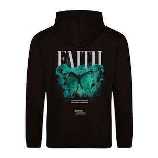 Faith Streetwear Hoodie BackPrint Variante, Mountain Movers christliches Design