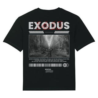 Exodus Oversized Shirt BackPrint Variante, Mountain Movers christliches Design