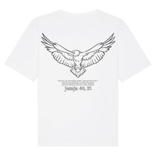 Adler Oversized Shirt BackPrint Variante, Mountain Movers christliches Design