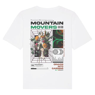 Graves into Gardens Oversized Shirt BackPrint Detailansicht, Mountain Movers christliche Streetwear