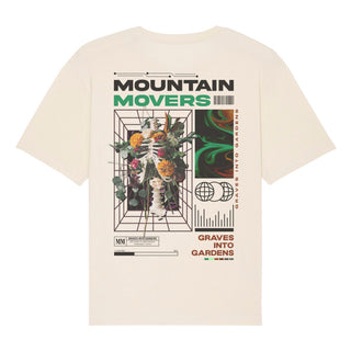 Graves into Gardens Oversized Shirt BackPrint Detailansicht, Mountain Movers christliche Streetwear
