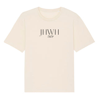 JHWH Oversized T-Shirt Detailansicht, Mountain Movers christliche Streetwear