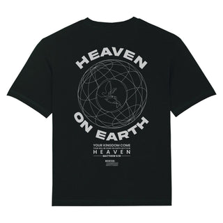 Heaven on Earth Oversized Shirt BackPrint Variante, Mountain Movers christliches Design