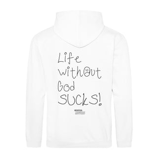 Without God Hoodie BackPrint Variante, Mountain Movers christliches Design