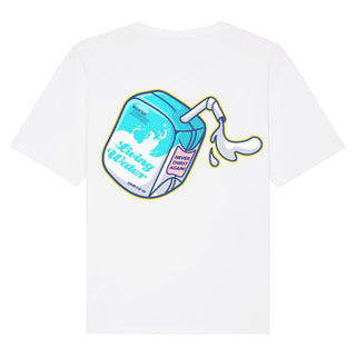Living Water Oversized Shirt BackPrint Detailansicht, Mountain Movers christliche Streetwear