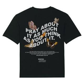 Pray about it Oversized Shirt BackPrint Variante, Mountain Movers christliches Design