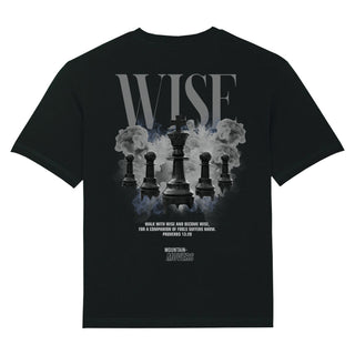 Wise Streetwear Oversized Shirt BackPrint Variante, Mountain Movers christliches Design