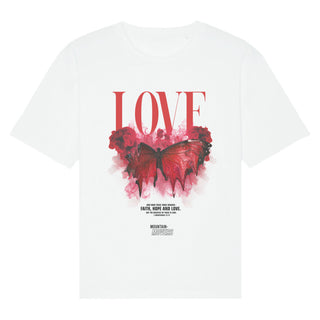 Love Streetwear Oversized Shirt FrontPrint Variante, Mountain Movers christliches Design