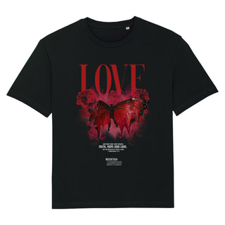 Love Streetwear Oversized Shirt FrontPrint Variante, Mountain Movers christliches Design