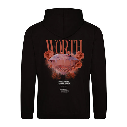 Worth streetwear hoodie met rugprint