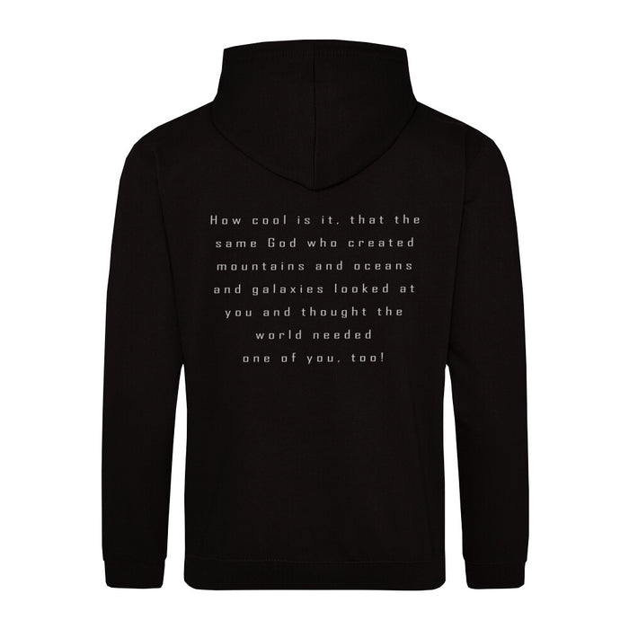 Wat een coole hoodie met rits