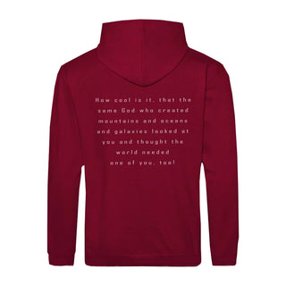 How cool Zipper Hoodie Detailansicht, Mountain Movers christliche Streetwear