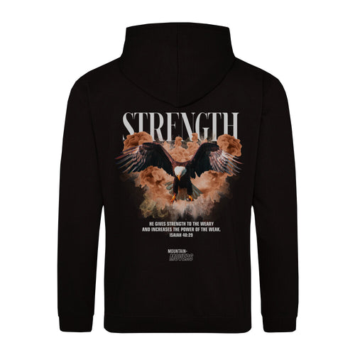 Krachtige streetwear hoodie met rugprint