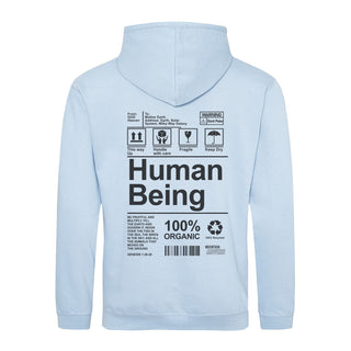 Human Being Hoodie BackPrint Detailansicht, Mountain Movers christliche Streetwear