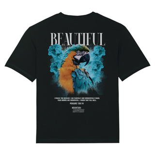 Beautiful Oversized Shirt BackPrint Variante, Mountain Movers christliches Design