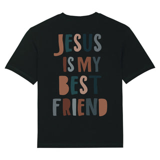 Best Friend Oversized Shirt BackPrint Variante, Mountain Movers christliches Design