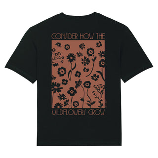 Wildflowers Oversized Shirt BackPrint Variante, Mountain Movers christliches Design