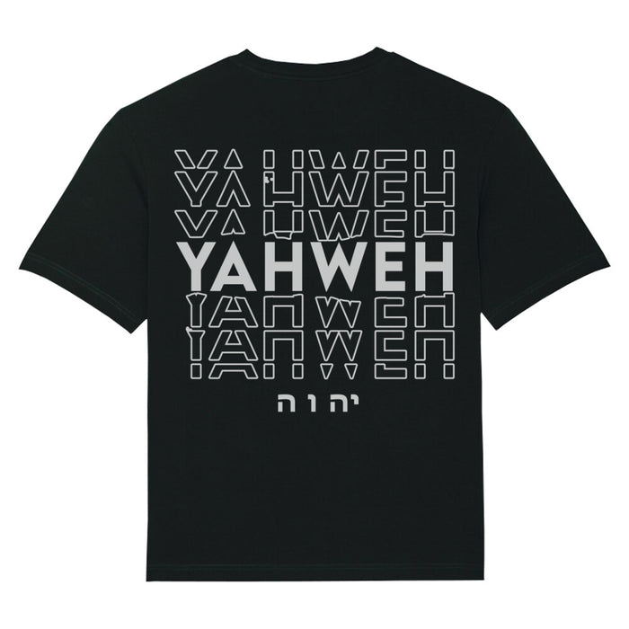 Jahweh oversized T-shirt met print op de achterkant
