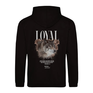 Loyal Hoodie BackPrint, christliche Streetwear von Mountain Movers