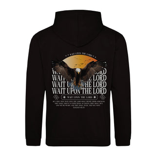 Wait upon the Lord Hoodie BackPrint, christliche Streetwear von Mountain Movers