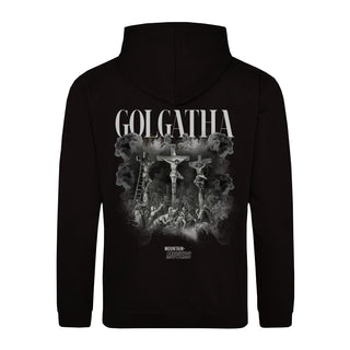 Golgatha Hoodie Streetwear BackPrint, christliche Streetwear von Mountain Movers