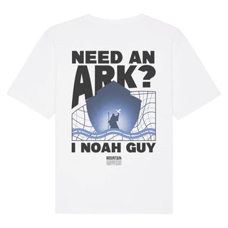 Need an Ark? Oversized Shirt BackPrint Detailansicht, Mountain Movers christliche Streetwear