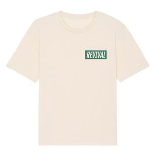 Revival Oversized Shirt BackPrint Detailansicht, Mountain Movers christliche Streetwear