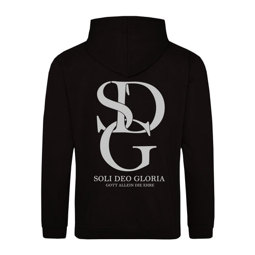 SOLI DEO GLORIA HOODIE Rugprint