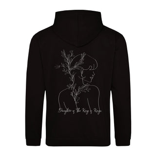DAUGHTER OF KING OF KINGS HOODIE BackPrint, christliche Streetwear von Mountain Movers