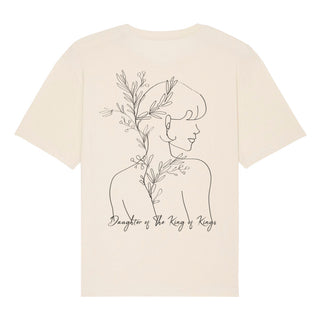Daughter of the King of Kings Oversized Shirt BackPrint Detailansicht, Mountain Movers christliche Streetwear